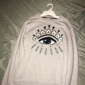 Kenzo Eye Grey Sweatshirt Small